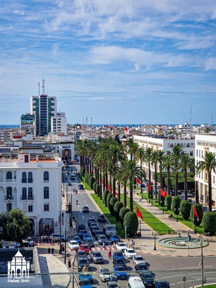 Rabat, Hassan Downtown: Tramway, Sunshine, Privacy Appartement Buitenkant foto